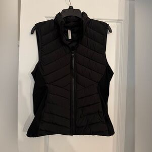 Fabletics Black Puffer Vest